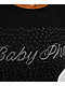 Baby Phat Logo Rhinestone Black Crop T-Shirt - Thumbnail image 4 of 4
