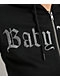Baby Phat Old English Script Black Crop Zip Hoodie - Thumbnail image 4 of 5