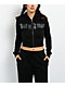 Baby Phat Old English Script Black Crop Zip Hoodie - Thumbnail image 1 of 5