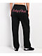 Baby Phat Script Black Straight Leg Sweatpants - Thumbnail image 1 of 8