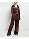 Baby Phat Script Brown Crop Zip Hoodie - Thumbnail image 4 of 4