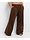 Baby Phat Script Cat Brown Wide Leg Sweatpants - Thumbnail image 4 of 10