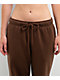 Baby Phat Script Cat Brown Wide Leg Sweatpants - Thumbnail image 5 of 8
