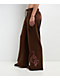 Baby Phat Script Cat Brown Wide Leg Sweatpants - Thumbnail image 3 of 8