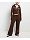 Baby Phat Script Cat Brown Wide Leg Sweatpants - Thumbnail image 7 of 10