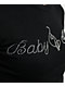Baby Phat Script Rhinestone Black Crop T-Shirt - Thumbnail image 4 of 4