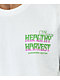 Bad Posture Healthy Harvest UV camiseta blanca