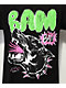 Bam Bam Collar Black T-Shirt - Thumbnail image 2 of 2