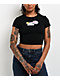 Barbie It's Me Black Crop T-Shirt - Thumbnail image 1 of 3