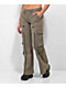 Basic Pleasure Mode Bepop Grey Splitfront Cargo Pants - Thumbnail image 1 of 6