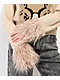 Basic Pleasure Mode Big Ted Fluffy Trim Brown Sweater - Thumbnail image 4 of 5