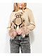 Basic Pleasure Mode Big Ted Fluffy Trim Brown Sweater - Thumbnail image 1 of 5