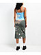 Basic Pleasure Mode Picnic Tee Blue & Brown Tank Dress - Thumbnail image 2 of 3