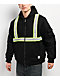 Bass Creek Outfitters Reflective Black Canvas & Sherpa Hooded Jacket - Thumbnail image 1 of 8