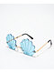 Beachy Blue Seashell Sunglasses