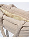 Bearpaw Quilted Beige Puffer Tote Bag - Thumbnail image 2 of 2