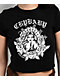 Bella Dona Crybaby Black Crop T-Shirt - Thumbnail image 3 of 3