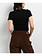 Bella Dona Crybaby Black Crop T-Shirt - Thumbnail image 2 of 3