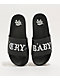 Bella Donna Cry Baby Black Slide Sandals - Thumbnail image 3 of 6