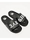 Bella Donna Sad Girl Black Slide Sandals - Thumbnail image 4 of 5
