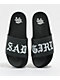 Bella Donna Sad Girl Black Slide Sandals - Thumbnail image 5 of 5