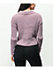 Belldini Mauve Chenille Cardigan Crop Sweater - Thumbnail image 2 of 4