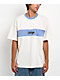 Billabong Bad Dog Shrapnel White & Blue T-Shirt - Thumbnail image 1 of 4