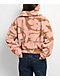 Billabong Barra Pink & Brown Half Zip Sherpa Jacket - Thumbnail image 2 of 3