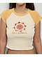 Billabong Beach Club Babe Raglan Yellow Crop T-Shirt - Thumbnail image 3 of 4