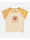 Billabong Beach Club Babe Raglan Yellow Crop T-Shirt - Thumbnail image 4 of 4