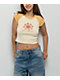 Billabong Beach Club Babe Raglan Yellow Crop T-Shirt - Thumbnail image 1 of 4