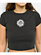 Billabong Bring The Sun Black Crop T-Shirt - Thumbnail image 2 of 2