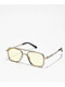 Bios Silver & Yellow Metal Pilot Sunglasses - Thumbnail image 1 of 2