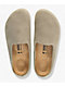 Birkenstock Amsterdam Wrapped Soft Footbed Taupe Clogs - Thumbnail image 2 of 6