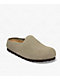 Birkenstock Amsterdam Wrapped Soft Footbed Taupe Clogs - Thumbnail image 1 of 6