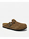 Birkenstock Boston Dark Tea Clogs - Thumbnail image 1 of 5