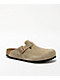 Birkenstock Boston Soft Footbed Taupe Clogs - Thumbnail image 1 of 4