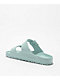 Birkenstock Women's Arizona Stealth Buckle EVA Surf Green Sandals - Thumbnail image 2 of 4