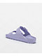 Birkenstock Women's Arizona Stealth Buckle Purple EVA Sandals - Thumbnail image 2 of 3