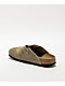 Birkenstock Women's Boston Soft Footbed Taupe Clogs - Thumbnail image 2 of 4