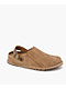 Birkenstock Women's Lutry Suede Taupe Clogs - Thumbnail image 1 of 5