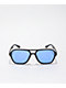 Black & Blue Pilot Sunglasses - Thumbnail image 2 of 2