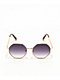 Black & Silver Geometric Sunglasses - Thumbnail image 2 of 2