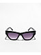 Black Chunky Cat Eye Sunglasses - Thumbnail image 2 of 2
