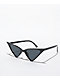 Black Extra Winged Cat Eye Sunglasses - Thumbnail image 1 of 2