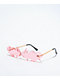 Blaine Flames Frameless Pink Sunglasses - Thumbnail image 1 of 2