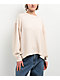 Blu Pepper Balloon Sleeve Cream Sweater - Thumbnail image 1 of 3