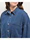 Blu Pepper Oversized Blue Denim Shacket - Thumbnail image 4 of 5