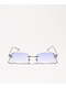 Blue Oval Wire Sunglasses - Thumbnail image 2 of 2