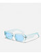 Blue Rectangle Sunglasses - Thumbnail image 1 of 2